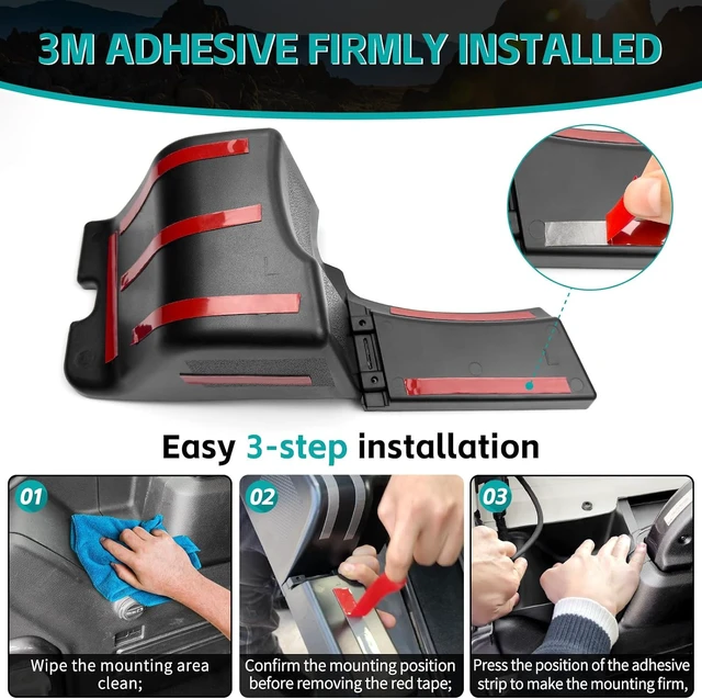 Alt view image 6 of 7 - Rear Trunk Organizer Tray Compatible with 2024 2025 Jeep Wangler JL JLU 4XE Rubicon Sahara 4 Door, Wheel Well Storage Box Cargo Organizer Accessories for Jeep Wangler JL (Left + Right)