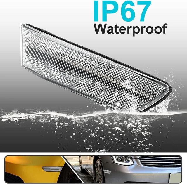 Alt view image 2 of 7 - LED White Side Marker Lights for Infiniti G35 coupe Skyline V35 2003-2007