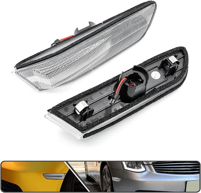 Alt view image 7 of 7 - LED White Side Marker Lights for Infiniti G35 coupe Skyline V35 2003-2007