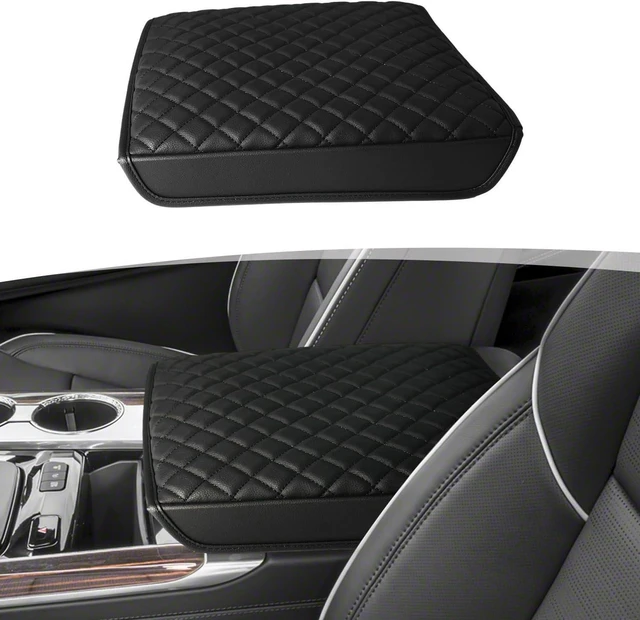 Main image of Center Console Armrest Cover for 2021-2026 Cadillac Escalade Black