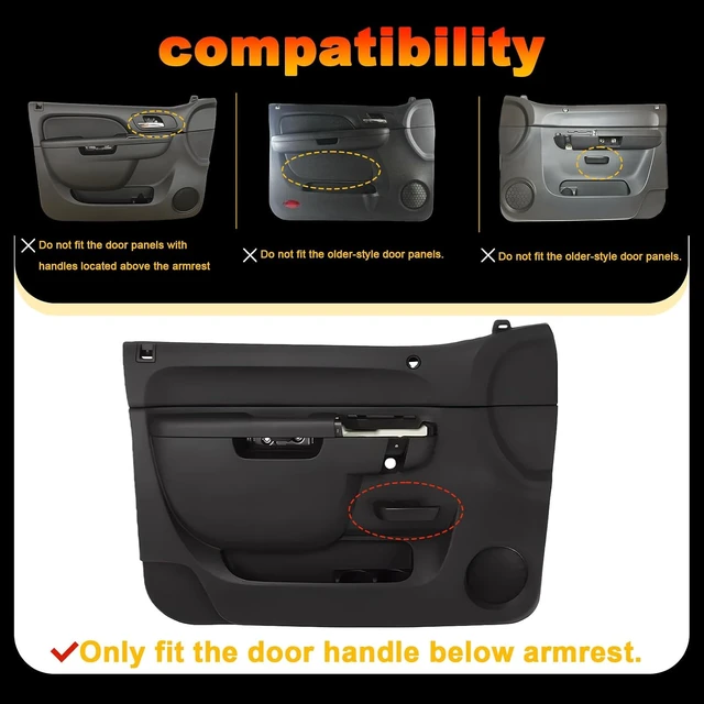 Alt view image 6 of 7 - 22818465 Front Driver Side Armrest Repair Compatible with Chevrolet/GMC