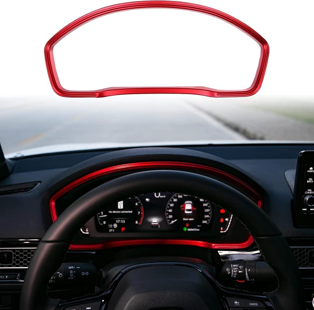 Main image of Interior Dash Board Trims for Honda Civic 2022-2026 -Red