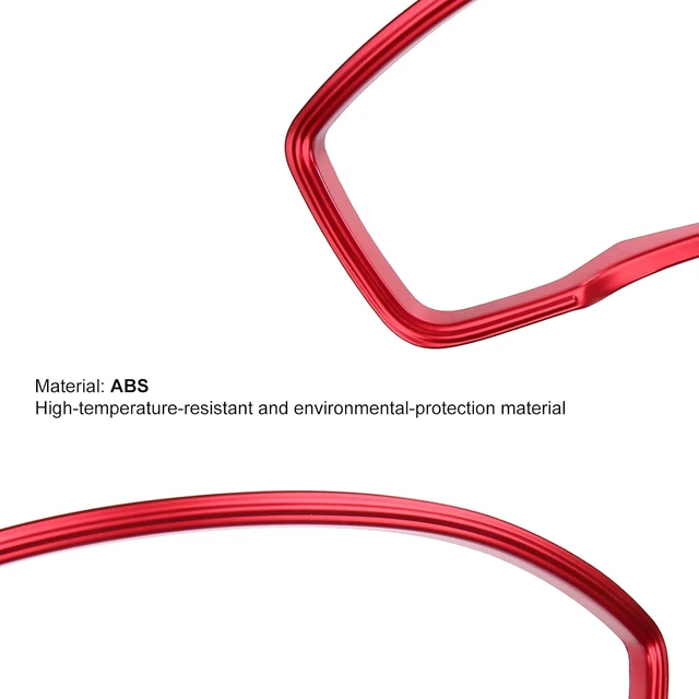 Alt view image 6 of 7 - Interior Dash Board Trims for Honda Civic 2022-2026 -Red