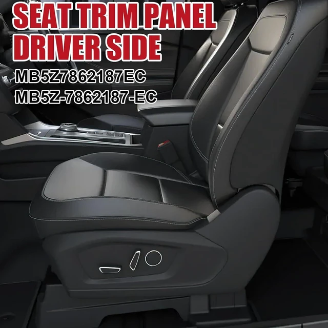 Alt view image 2 of 7 - Driver Seat Trim Panel Black for Ford Explorer MB5Z-7862187-EC