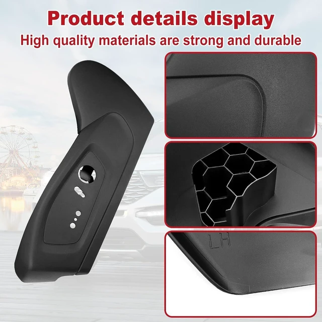 Alt view image 4 of 7 - Driver Seat Trim Panel Black for Ford Explorer MB5Z-7862187-EC