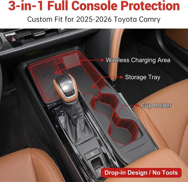 Alt view image 3 of 7 - Cup Holder Coaster Insert Fit for 2025-2026 Toyota Camry Accessories