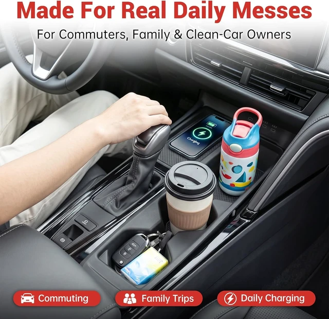 Alt view image 4 of 7 - Cup Holder Coaster Insert Fit for 2025-2026 Toyota Camry Accessories