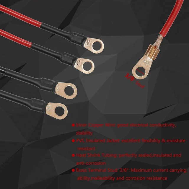 Alt view image 5 of 7 - Remote Battery Jump Post, Battery Charging Jumper Terminal Relocation Kit