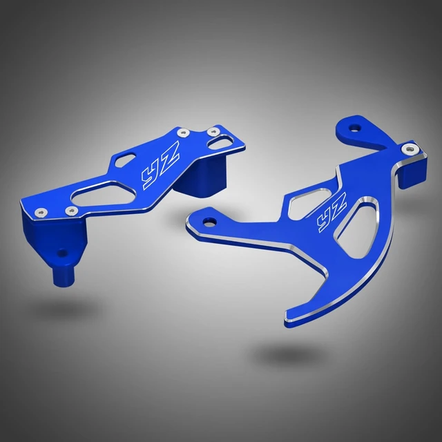 Alt view image 7 of 7 - YZ125 Rear Brake Disc Guard & Caliper Guard Compatible with YZ125 YZ250 2006-2025,YZ250F YZ450F 06-24,YZ250X YZ125X 2017-2025,YZ 250FX 2015-2025,YZ450FX 2016-2025 Sprocket Cover Chain Protector (Blue)
