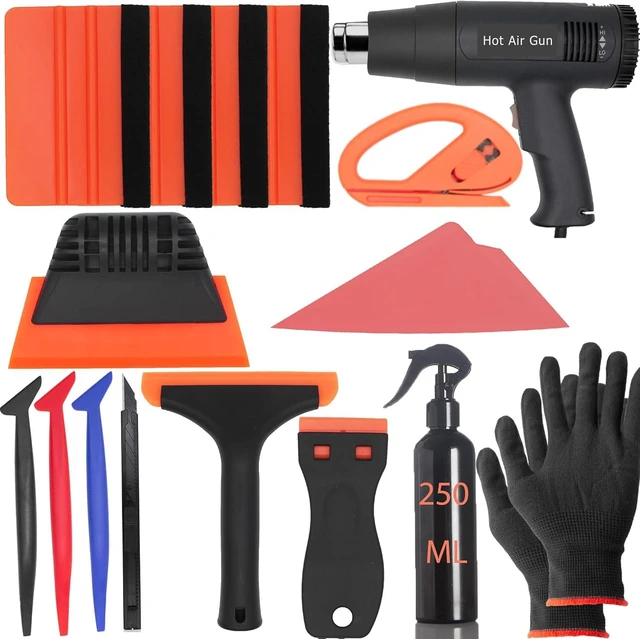Main image of Spanno Heat Gun for Vinyl Wrap, Car Wrap Kit Includes Cutters and Squeegees