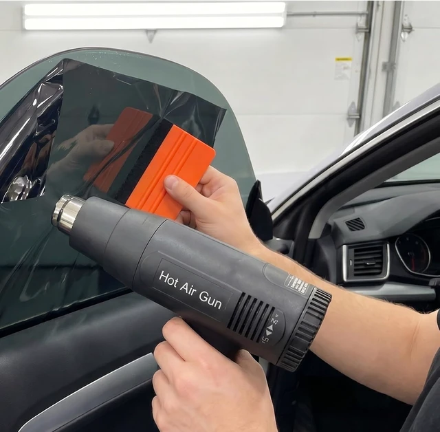 Alt view image 2 of 7 - Spanno Heat Gun for Vinyl Wrap, Car Wrap Kit Includes Cutters and Squeegees