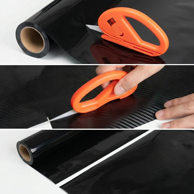Alt view image 4 of 7 - Spanno Heat Gun for Vinyl Wrap, Car Wrap Kit Includes Cutters and Squeegees