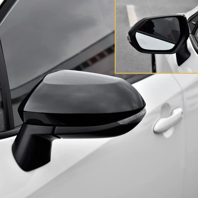 Alt view image 6 of 7 - for Toyota Corolla 2020-2026 Rearview Mirror Cover -Glossy Black