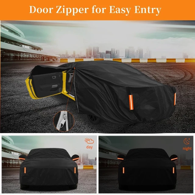 Alt view image 3 of 7 - Waterproof Car Cover Custom for Ford Mustang 1964-2026, for Chevy Camaro