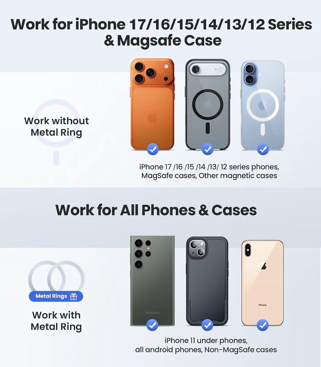 Alt view image 5 of 7 - Tesla Phone Mount for Model 3/Y, Strongest Magnet & Foldable Hidden