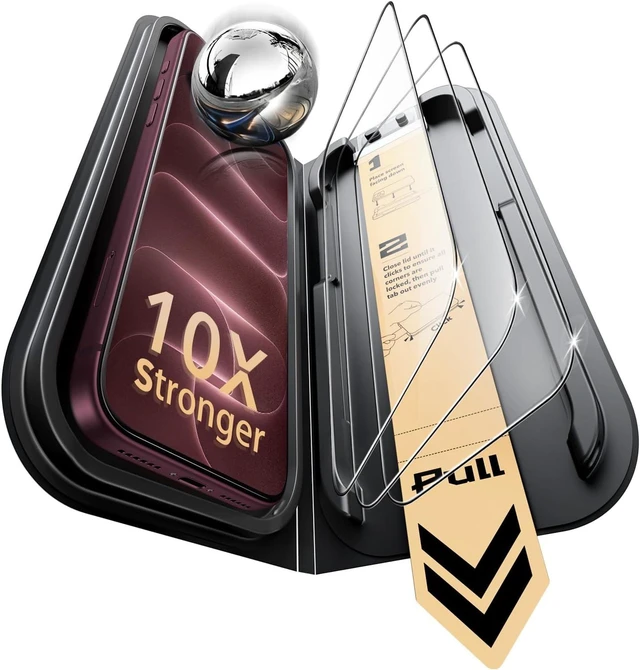 Main image of 3 Pack for iPhone 18 Pro Max/17 Pro Max Screen Protector, Armorite Pro