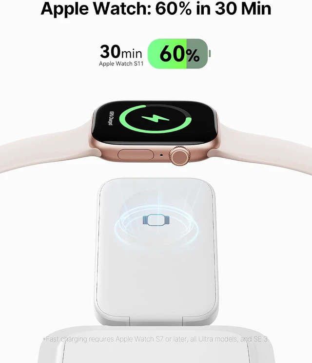 Alt view image 5 of 7 - 3 in 1 Foldable Wireless Charging Station, 15W Fast Mag-Safe Charger