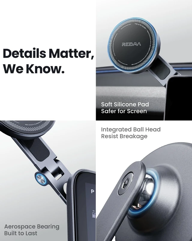 Alt view image 7 of 7 - Tesla Phone Mount for Model Y/YL/3/X/S Accessories, Magsafe Holder