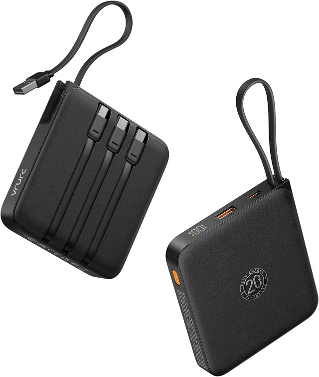 Main image of Portable Charger 20000mAh with Built-in 4 Cables 22.5W Fast Charging