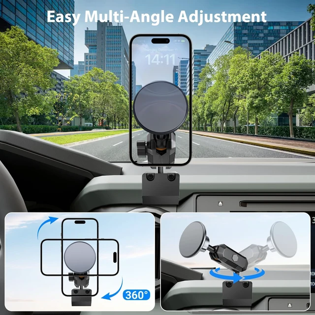 Alt view image 2 of 6 - Phone Mount for Toyota Tacoma 2016-2023