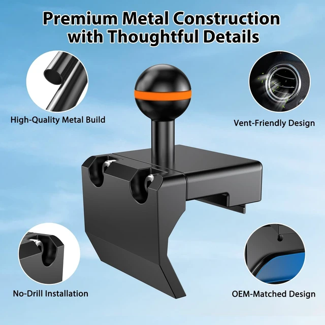 Alt view image 3 of 6 - Phone Mount for Toyota Tacoma 2016-2023