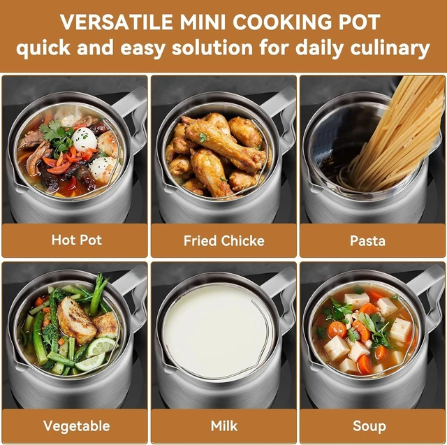Alt view image 6 of 7 - 6 PCS 2L Oil Filter Pot Saver Cooking Oil Bacon Grease with Strainer