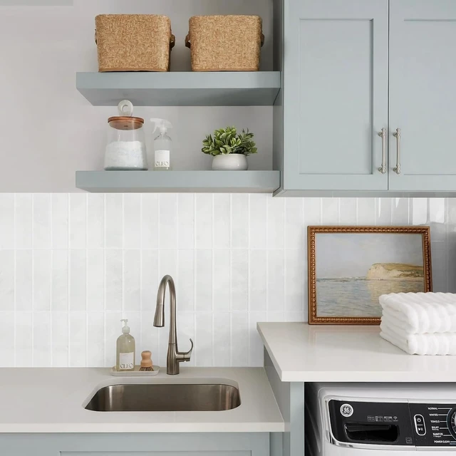 Alt view image 4 of 7 - 10-Sheet Peel and Stick Backsplash Tile(Thicker Design)