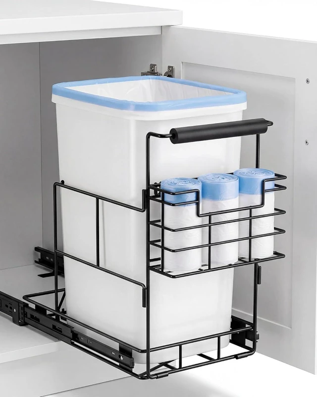 Main image of Pull Out Trash Can Under Cabinet, Fits 30-40 Qt, Bin Not Included