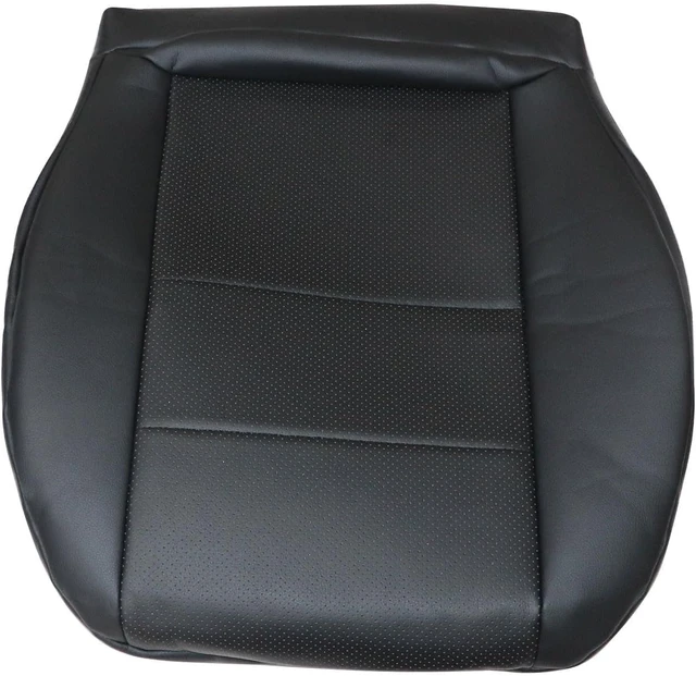 Alt view image 2 of 7 - Black Driver Side Bottom Replacement Microfiber Leather Seat Cover Compatible with Mercedes Benz C250 C300 C350 2008-2014, Compatible with Mercedes Benz GLK250 GLK280 GLK300 GLK350 2008-2015