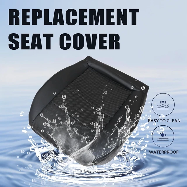 Alt view image 5 of 7 - Black Driver Side Bottom Replacement Microfiber Leather Seat Cover Compatible with Mercedes Benz C250 C300 C350 2008-2014, Compatible with Mercedes Benz GLK250 GLK280 GLK300 GLK350 2008-2015