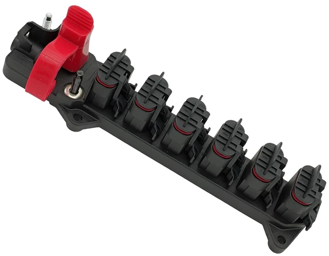 Main image of 6 Position Polaris Pulse Bus Bar for Polaris Ranger 1000 Ranger Crew XP 1000 Ranger Crew 1000 RZR Trail S 900 1000 Pro XD 2020 2021 2022 2023 2884183 Automotive Hoods