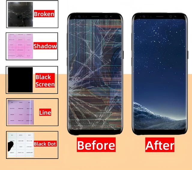 Alt view image 3 of 7 - TFT Galaxy S9 Screen Replacement for Galaxy S9 LCD Screen Touch Digitizer Display Pantalla with Frame Tool kit 5.8 inch SM-G960U G960F Black