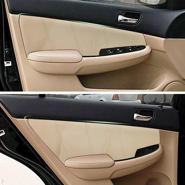 Alt view image 4 of 7 - Door Panel Cover Compatible with Honda Accord 2003-2007 Beige