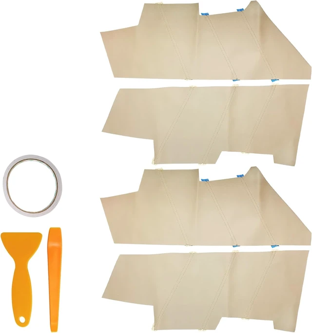 Alt view image 6 of 7 - Door Panel Cover Compatible with Honda Accord 2003-2007 Beige
