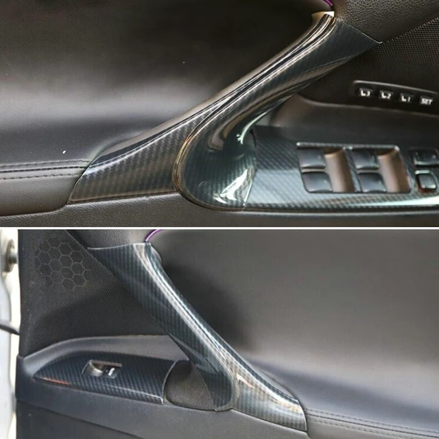 Alt view image 3 of 7 - 4Pcs Car Interior Door Armrest Panel Trim for Lexus is F 250 350 2006-2013