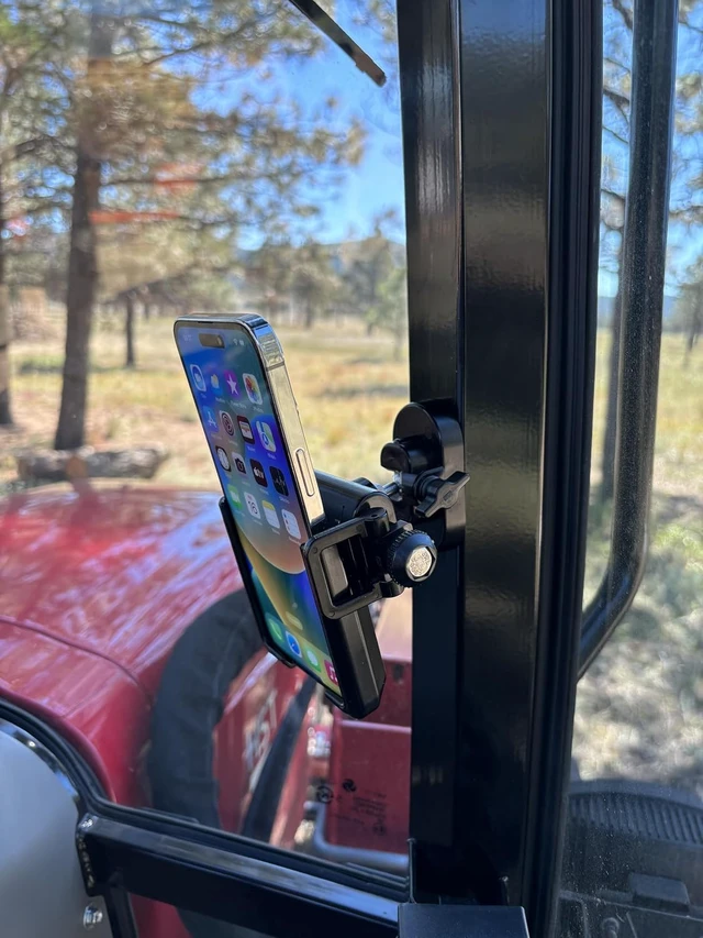 Alt view image 2 of 7 - Magnetic Phone Mount for Tractors/Heavy Equipment