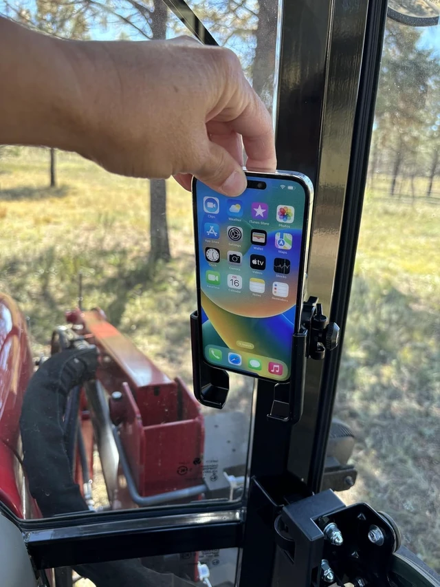 Alt view image 4 of 7 - Magnetic Phone Mount for Tractors/Heavy Equipment