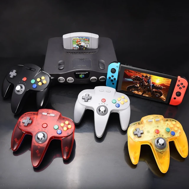 Alt view image 6 of 7 - Wireless N64 Controller Made for Switch 1 & 2, N64 Console, (Gray)