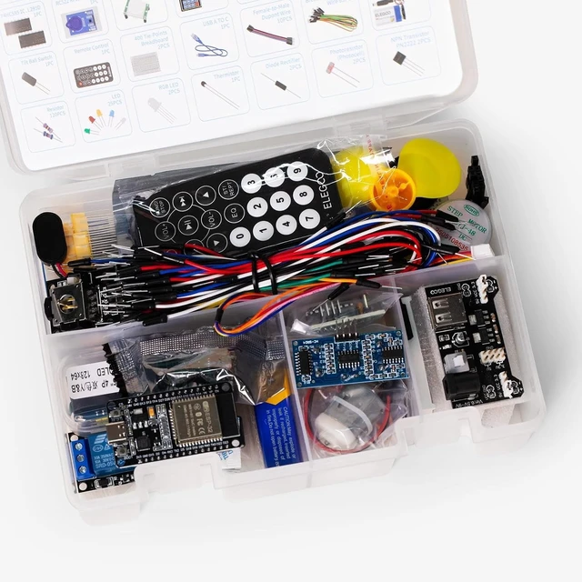 Alt view image 7 of 7 - ESP-32 Super Starter Kit with Tutorial Compatible with IDE