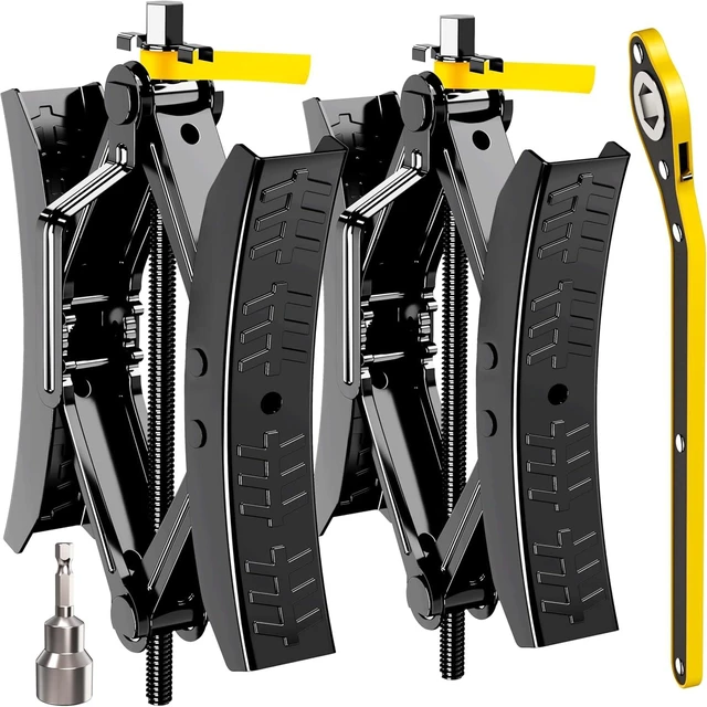 Main image of Camper Wheel Chock Stabilizer 2 Sets, Heavy Duty X-Shaped Stabilizer