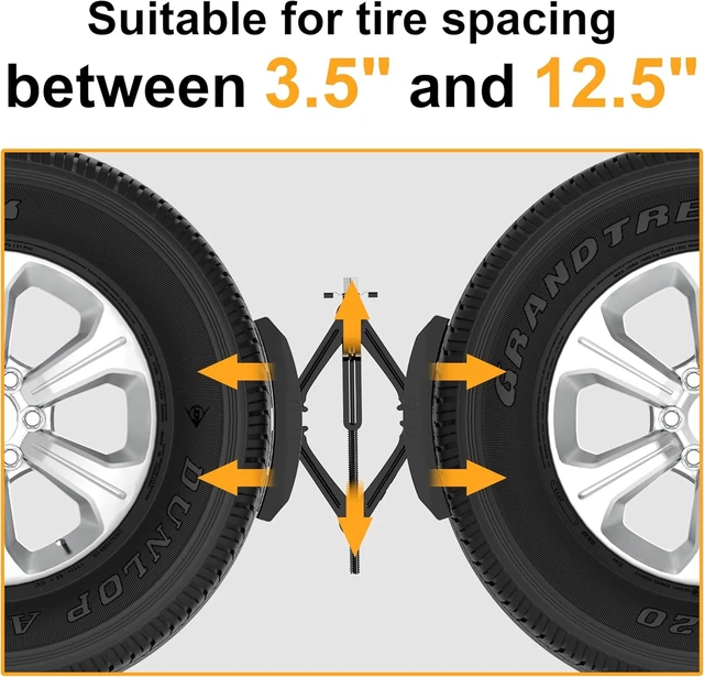 Alt view image 3 of 7 - Camper Wheel Chock Stabilizer 2 Sets, Heavy Duty X-Shaped Stabilizer