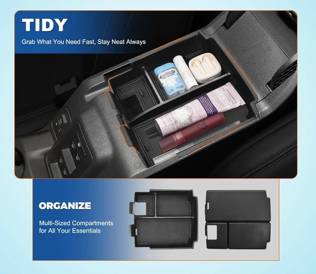 Alt view image 4 of 6 - 3 PCS Trunk Organizers for 2025 2026 Ford Bronco 4 Doors