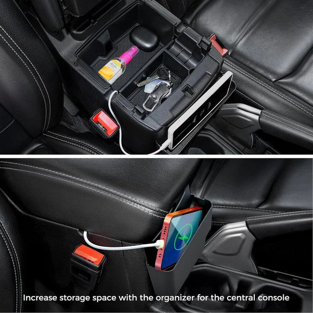 Alt view image 7 of 7 - Center Console Organizer for Jeep Wrangler & Gladiator 2018-2026