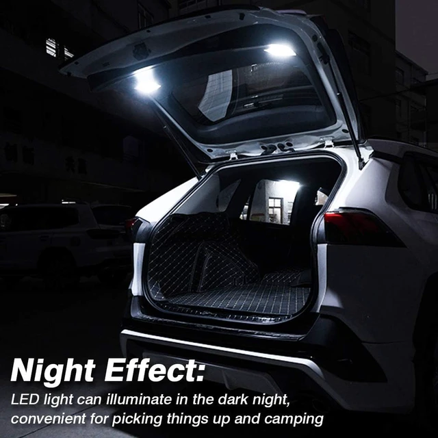 Alt view image 2 of 5 - LED Lights for Toyota RAV4 2022-2024 2025 Accessories Cargo Lamps Decorative Atmosphere Lamp Trunk Ceiling Lighting 2 PCS