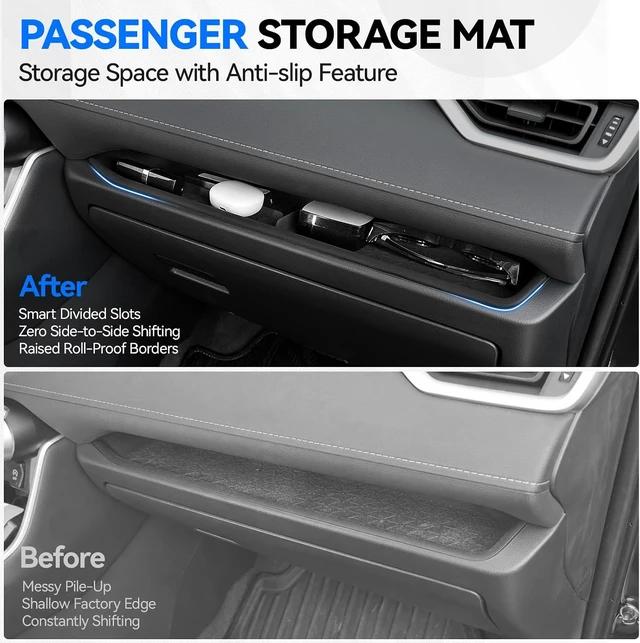 Alt view image 6 of 7 - Center Console Organizer for 2019-2025 Toyota RAV4 Accessories