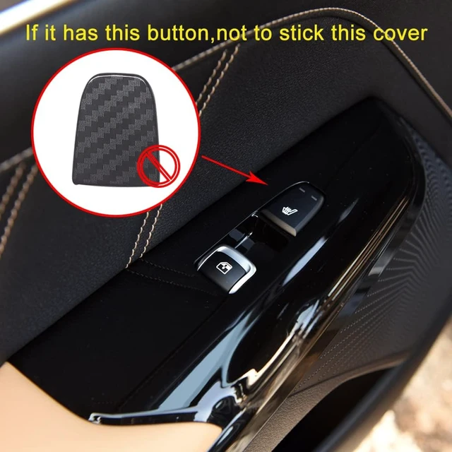 Alt view image 5 of 7 - Interior Door Window Switch Panel Cover Door Lock Control Button Trim for Kia K5 Accessories 2020 2021 2022 2023 2024 2025 North American Version