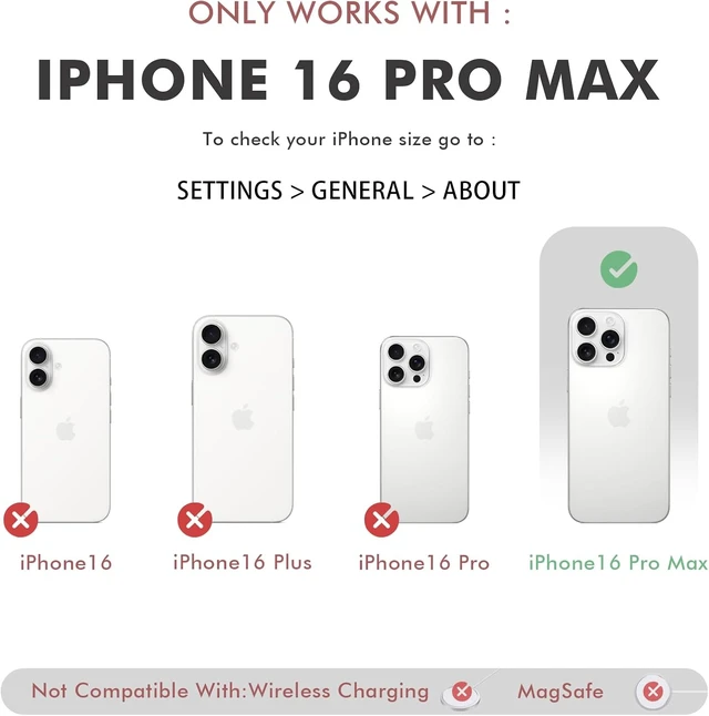 Alt view image 6 of 7 - Compatible with iPhone 16 Pro Max Case Wallet with Card Holder, RFID Blocking Wrist Strap Crossbody Phone Cover for Women for iPhone 16 Pro Max 6.9" Beige