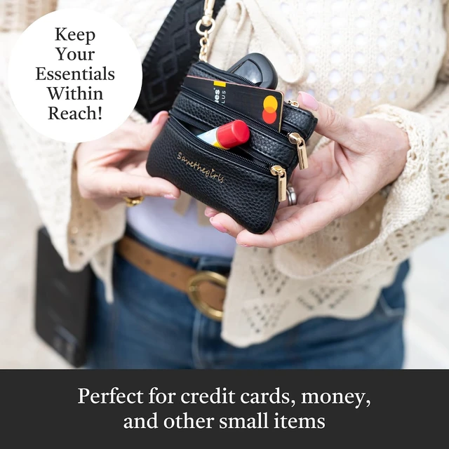Alt view image 6 of 7 - Clip & Go Phone Lanyard with Wallet Pouch, Classic Black