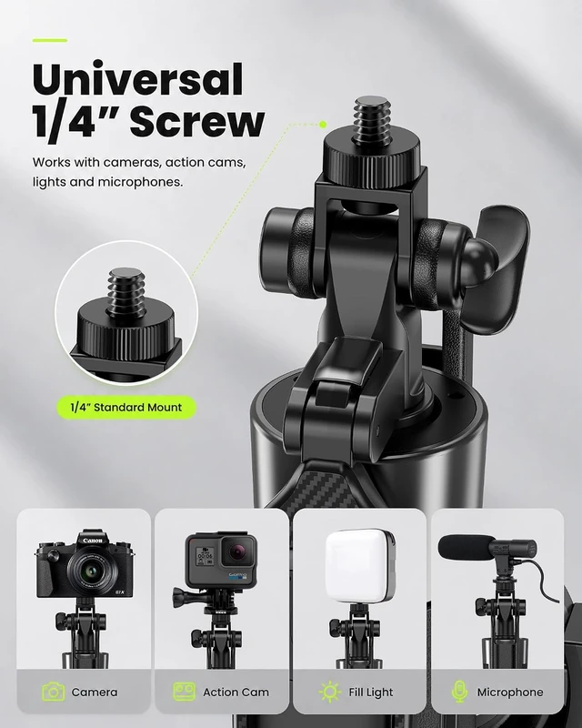 Alt view image 5 of 7 - 72" Magnetic Phone Tripod & Selfie Stick Tripod with Remote