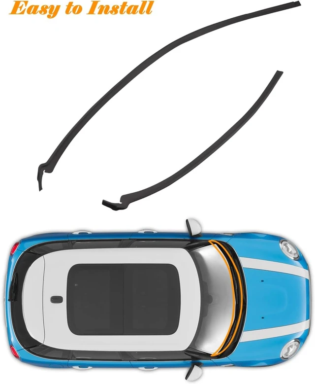 Alt view image 6 of 6 - Windshield Wiper Cowl Cover Trim Fit for Mini Cooper R55 R56 R57 2008-2015